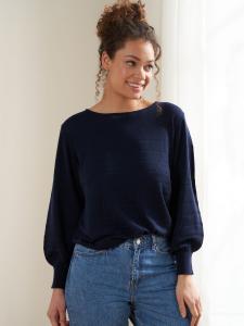 Джемпер в полоску Truly Lurex, Midnight