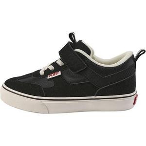 Детские кроссовки для скейтбординга с низким верхом, устойчивые к скольжению и износу Pony, черный