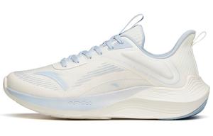 Anta Женские низкие беговые кроссовки DuCi1 с амортизацией, противоскользящим и износостойким покрытием, белые с синим