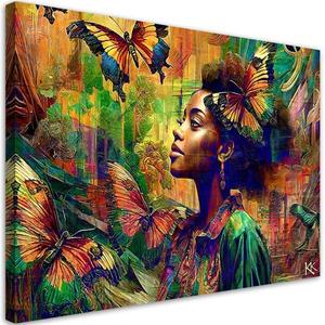 Картина арт-принт KUNSTLOFT Metamorphosis of Strength 2, сиреневый