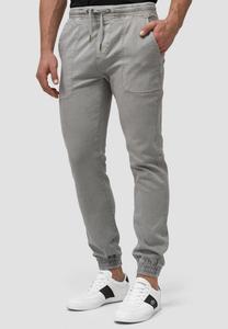 Брюки спортивные NIZAR INDICODE JEANS, цвет lt grey