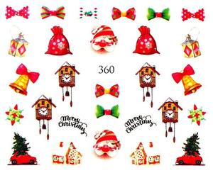 Водные наклейки для ногтей - №360, Raisin