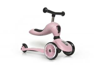 Детский скутер 2в1 highwaykick 1 Scoot And Ride, розовый