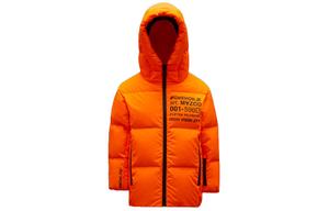 Детская пуховая куртка Moncler, оранжевый