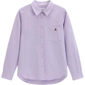 Женская рубашка GAP, светло-фиолетовый