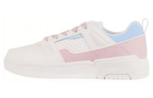 Кеды, скейтборд обувь женская низкая белый/розовый/синий 361°