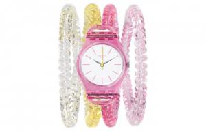 SWATCH Часы Women's 25mm White Watch LP145, White Dial