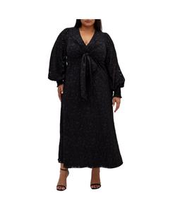 Платье Марси больших размеров CITY CHIC, Black