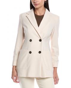 Marella Belford Куртка из смесовой шерсти, белый