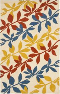 Ковер SAFAVIEH, 229 x 290 см, Soho Collection, Beige & Multi, ручной работы из шерсти и вискозы, идеален для помещений с высокой проходимостью в гостиной, спальне (SOH764B)