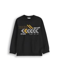 Рубашка с длинными рукавами черного цвета Coccodrillo