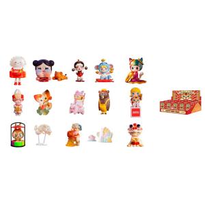 Тигр прыгает в новый год коллекция IP мистические коробки одиночная мистическая коробка/полная коробка 15 шт POP MART