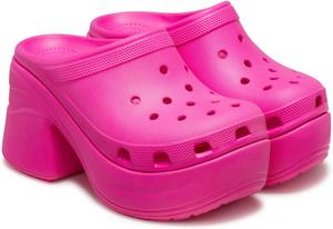 Сабо Унисекс Взрослые Сабо Siren Crocs, розовый