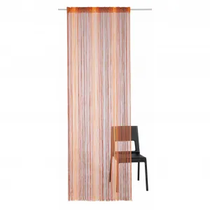 Weckbrodt нитяная штора «Ребекка», (1 шт.), ниточная штора, занавеска, защита от насекомых, прозрачная, можно укоротить, цвет orange/terra