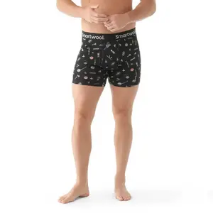Базовый слой Smartwool Merino Print Brief boxers, черный