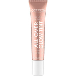 Многофункциональный жидкий хайлайтер Catrice All Over Glow Tint с витамином С, ниацинамидом, скваленом и пантенолом, 0,51 жидкая унция