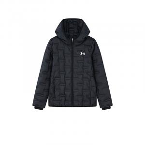 Куртка пуховая подростковая Under Armour, черная