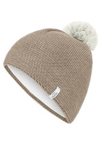 Шапка "Паркштейн" с помпоном | Переработанный материал | Бежевый, для взрослых DRASSN