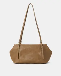 Сумка боулинг через плечо Jo & Mr. Joe, горчичный