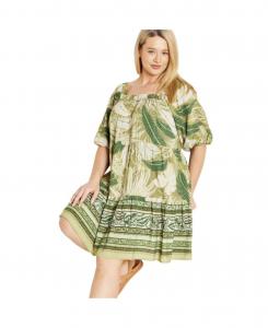 Женское платье Бонни AVENUE, Palm leaf border