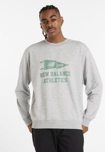 Толстовка New Balance VARSITY PENNANT CREW, Grey
