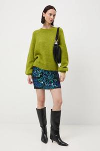 Свитер из шерсти альпаки Medicine, зеленый