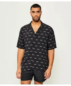 Рубашка Relaxed fit Hugo Bodywear, черный