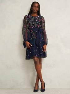 Emmy Petite платье мини Fit & Flare с цветочным принтом Hobbs