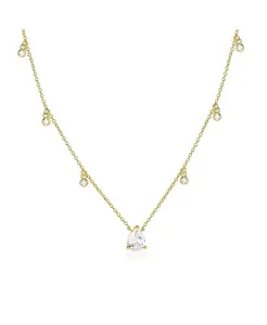 Хрустальное колье Miles Untamed Petals, gold