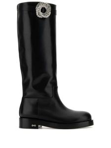 MACH & MACH сапоги Galaxy длиной до колена, черный