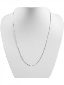 Adeliás Женское колье из серебра 925 пробы, 40 см в серебряной оправе