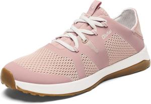 Женские кроссовки OLUKAI Huia, легкие и дышащие, комфортная посадка и резиновые подошвы с хорошим сцеплением, прочные и поддерживающие, розовый