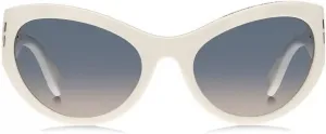Женские солнцезащитные очки Marc Jacobs серого цвета с обтекаемой формой MJ 1087/S 0SZJ/PR 61, White
