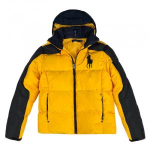 Polo Ralph Lauren Мужская пуховая куртка желтого цвета