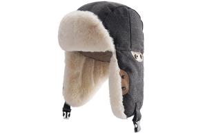 Хлопковая кепка-траппер унисекс FREE RABBITⅡ, желтый+стекло+белая коробка