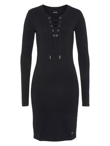 Bruno Banani Черное вязаное платье
