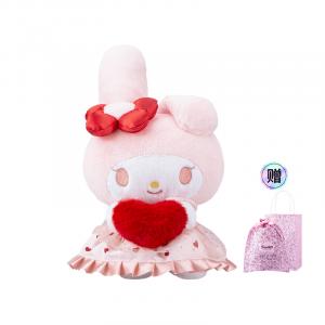 Плюшевая кукла Sanrio Kuromi Hello Kitty My Melody Heart-Fluttering Collection Cinnamoroll, высота 27 см AOGER