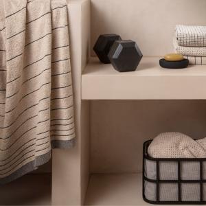 Полотенце для ванной Möve Eden, цвет nature/black