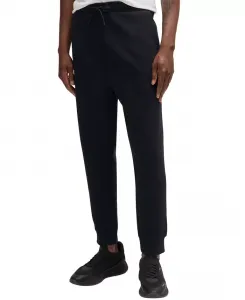 Мужские спортивные брюки с логотипом Hugo Boss, черный