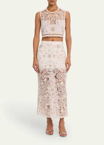 Укороченный топ Emeryn нежно-розового цвета Loveshackfancy, розовый