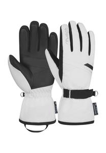Водонепроницаемые женские регулируемые перчатки на пальцы reusch, цвет White Black