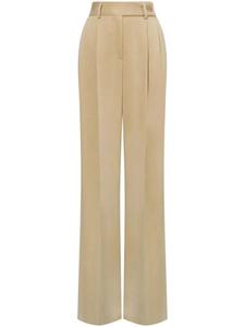 Alberta Ferretti брюки широкого кроя, нейтральный