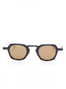 Солнцезащитные очки в стиле колор-блок Thom Browne Eyewear, синий