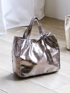 (L) Сумка-шоппер Cachecache / Мягкая металлическая сумка S