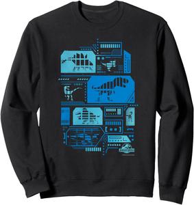 Толстовка Jurassic World CAGE, черный