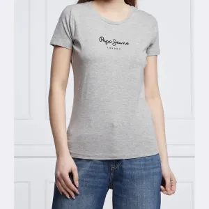Облегающая футболка Pepe Jeans London, серый