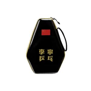 LINING Кожаный кошелек из экокожи с узором пэчворк и отделением для хранения, Black