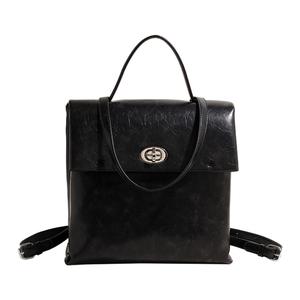 PU Travel Commute Fashion Casual Большая Вместимость Рюкзак Женский Черный/Желтый Коричневый/Кофе UNITE STAR