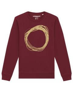Толстовка Watapparel Kreis, бордовый