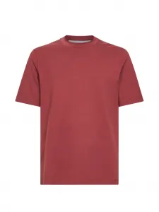 Футболка с круглым вырезом Brunello Cucinelli, красный